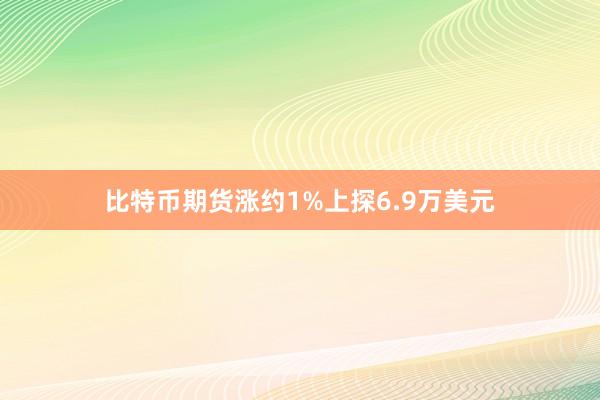 比特币期货涨约1%上探6.9万美元