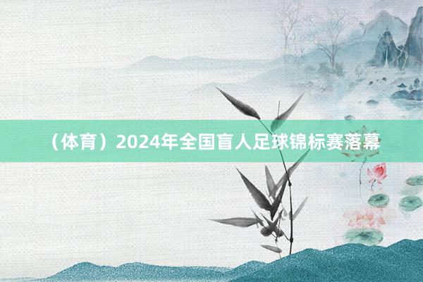 （体育）2024年全国盲人足球锦标赛落幕